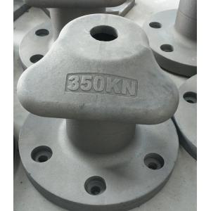 Marine Cast Iron T - Head Mooring Bollard Mooring Bitts For Ship Berthing