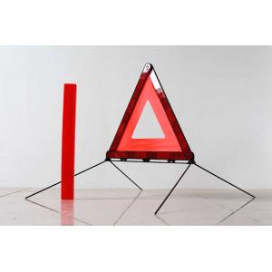China AS / ABS / PVC reflective car emergency / safety warning traffic triangle signs JD5098-3 supplier
