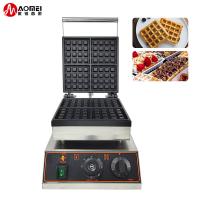 China Nonstick Electric Belgian Waffle Maker 4pcs Rectangle Waffle Baker Machine for Snacks on sale