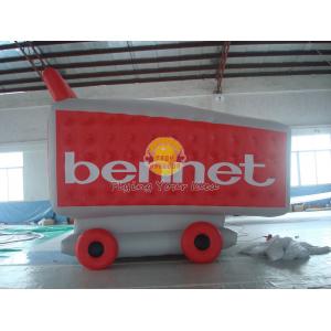 China Waterproof Custom Shopping Cart Shaped Balloons with 0.18mm PVC for Outdoor Advertising supplier