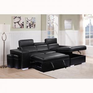 OEM/ODM Furniture Manufacturer hot sale high quality luxury leather sofa set living room Pull out Sofa bed