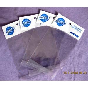 High Clear Small BOPP Plastic Bags With Hanger Hole For Gift Packaging