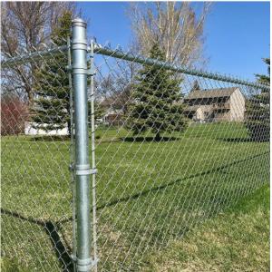 China high quality 6ft 8ft diamond mesh chain link cyclone wire fence roll  chain link fence supplier