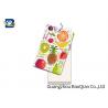 China Colourful Fruit 3D Picture Lenticular Luggage Tags , Custom Hang Tags With 3D Flip Effect wholesale