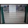 China Plastic Coating Security Iron Wire Mesh Fence Airport Fence Metal Fence Powder Coating wholesale