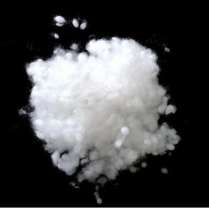 Smooth Hollow Conjugated Polyester Staple Fiber / Ball Fiber With High Resilience