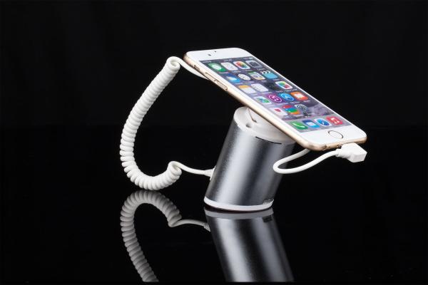 COMER alarma antirrobo para porta pantallas de tabletas soportes de seguridad de carga con cable de sensor de alarma y cable de carga
