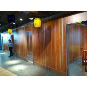 China Office Folding Partition Walls MDF With Melamine Material Durable supplier