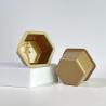 China 80ml Hexagon PP Disposable Cup with Aluminum Foil Lid wholesale