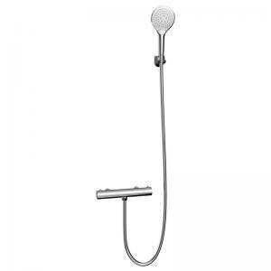 Thermostatic Hand Shower Modern Round Wall Mounted Handshower Set Brass Chrome ARROW AG3511H