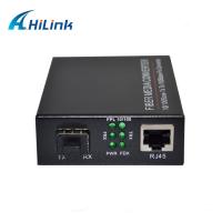 China 10/100M Tx To 100M SFP Media Converter Plug And Play For Point To Point Fiber Network on sale