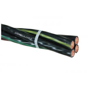 Aerial Bundled Xlpe Insulation Cable , Aerial Power Cable With 1 Messenger Conductor
