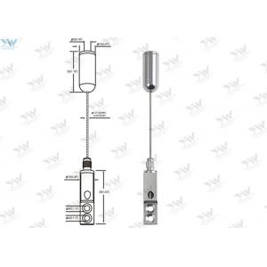 Ceiling Mounted Art Cable Hanging System / Wire Suspension Kit For Gallery Display