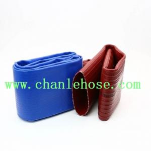 High pressure PVC layflat hose for drip irrigation hose pipe, pvc lay flat discharge hose