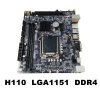 China ATX H110 ITX Motherboard Socket LGA1151 2x1.35V Dual Channel DDR4 32G Gaming Motherboard on sale