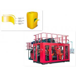 three layer Jerry Can Hdpe Blow Moulding Machine with virgin and recycle material