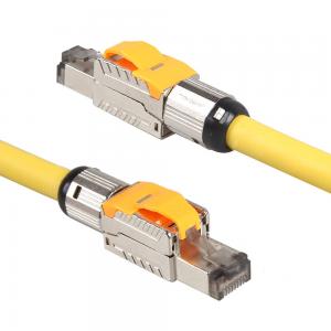 Field Terminated Cat 7 STP Cable , RJ45 8P8C Network Modular Plug Cat 7 Patch Cable