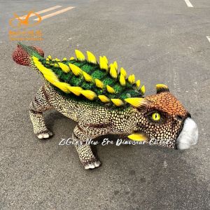 China Interactive Mechanical Dinosaur Intelligent Baby Dinosaur with 3-50m Size Customized Color and Steel Frame Silicone Rubber wholesale