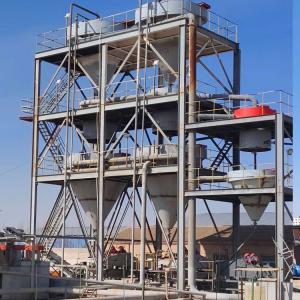 China 100000 KG Capacity Silica Sand Washing and Drying Machine for Advanced Sand Washing Plant supplier