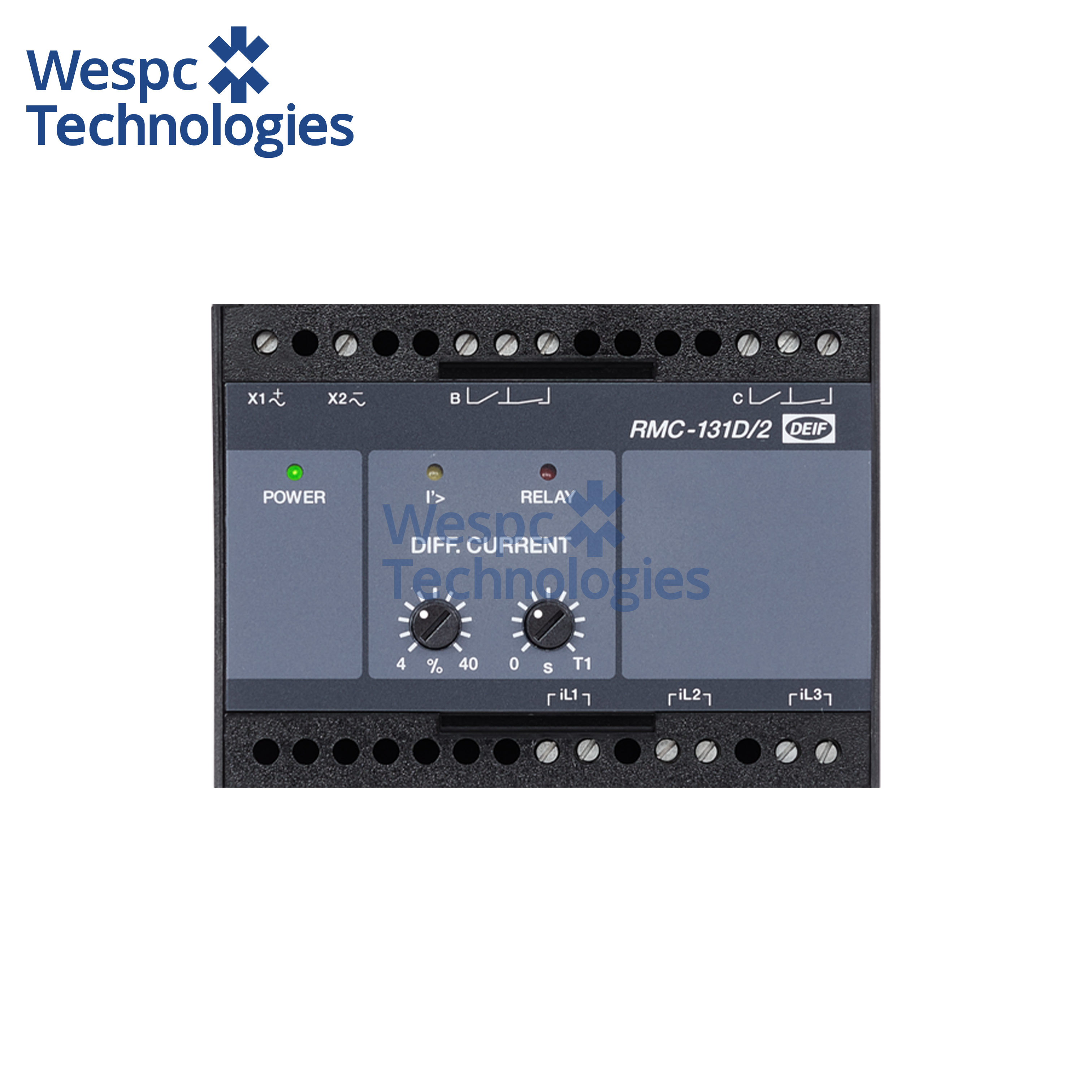 China Wespc Original DEIF Overcurrent Protection Relay Current Relay RMC131D 1A 24VDC wholesale