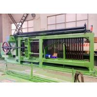 China Heavy duty Hexagonal Gabion Mesh Machine Automatic Gabion Box Making on sale