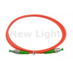China Simplex Multimode Fiber Optic Cable , Red Color FC FC Patch Cord 3m For Multimedia supplier
