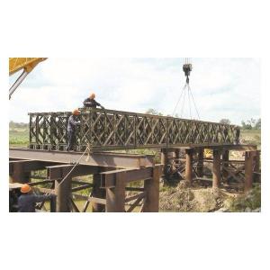 China Morden Galvanized / Welding Structural Steel Bailey Bridge With Heavy Metal Support supplier