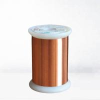 China Ultra Fine Copper Magnet Wire Enameled Winding Wire Thermal Class 155 / 180 UEW 0.012mm on sale