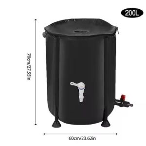 China 200L Rainwater Collection Container Rain Water Storage Tank Garden Irrigation for sale