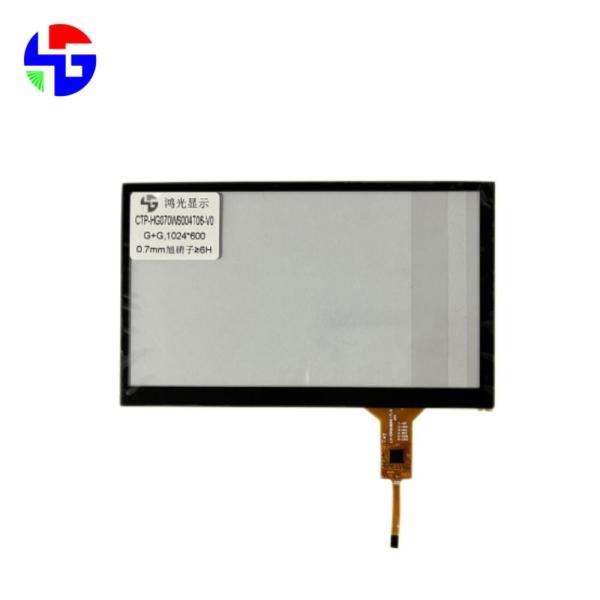 7 écran tactile épais d'écran tactile de pouce 1.8mm Asahi Glass 1024x600 TFT LCD