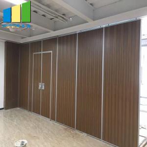 China Movable Soundproof Folding Room Partitions Aluminum Frame + Board Structure supplier