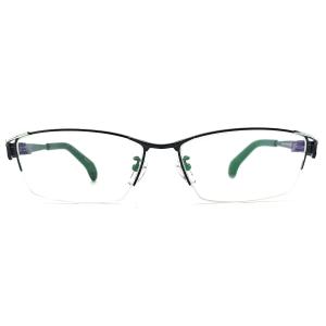 TD041 Rimless Square Eyewear Frames , Executive Optical Beta Titanium Eyewear