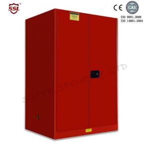 China Industrial Chemical Metal Storage Cabinet With Adjustable 2 Shelves , 340l supplier