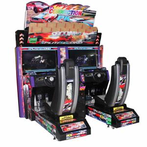 China Electronic Indoor Racing Arcade Machine Double Player Stand Up Arcade Games Machine supplier