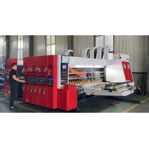 China Computerised Corrugated Carton Box Machine Big Paper Separating Pressing Slotting supplier