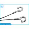 Steel Wire Rope Hardware And Fittings With Y Fit With 2 Snap Hooks Attached