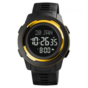 Azan Watch 1729 Qibla Watch Waterproof Multifunctional Sport Digital Watch Men'S Wrist Watch