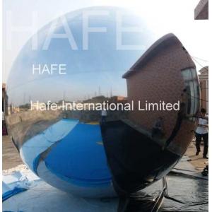 China Shiny Inflatable Silvery Mirror Ball / Charming Mirror Balloons For Company Anniversary Celebration supplier