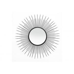 China Sunburst Dotted Metal Wall Art Mirror supplier