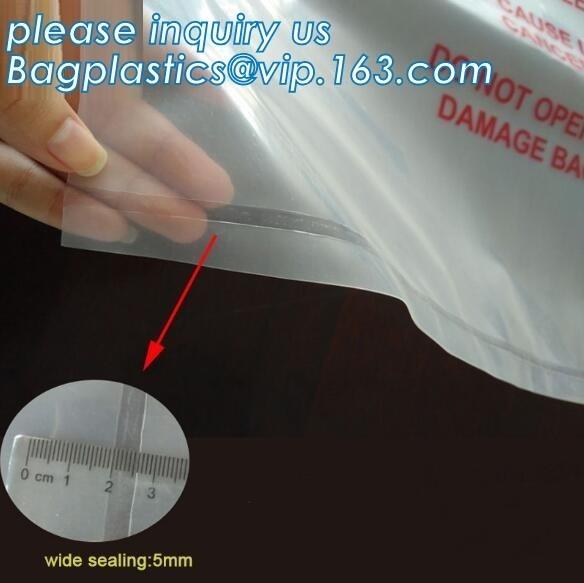Heavy Duty Custom LDPE Poly plastic waste bags for construction, Disposal