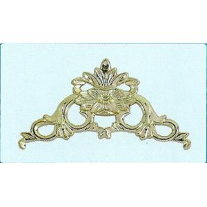 Gold Plastic Plating Funeral Accessories For Paper Coffin Head And Funeral