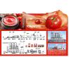 SS304 Small Scale Ketchup Tomato Paste Production Line Customized Size Easy