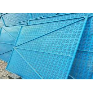 China High Strength Light Weight Perimeter Safety Screens Perforated For Building Site supplier