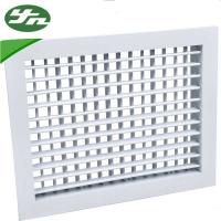 China Architectural Metal Return Air Grille Double Deflection For Ventilation System on sale