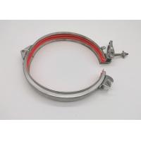 China 304 Stainless Steel Pipe Clamps 80-600mm Duct Ring Clamp on sale