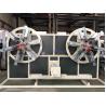 China Double Station Plastic HDPE Pipe Coiling Winder Coiler Winding Machine With Automatic Strapping For PE Pipes Extruder wholesale