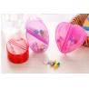 Can rotation Cute Heart shape pill box with four compartments  and can changed it with oval shape  pill holder