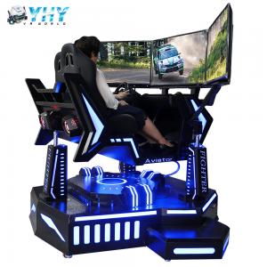 China Indoor Amusement 3 Screen Racing Simulator 3 Dof Motion 4D Car Game Machine supplier