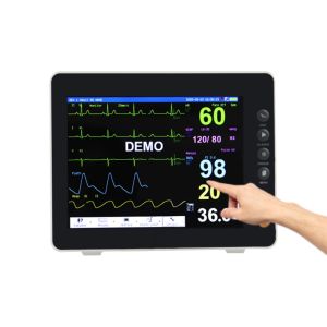China Monitor de paciente multiparamétrico con pantalla a color de 8 pulgadas, visualización de ECG de 7 canales y certificación de dispositivo médico Clase II wholesale