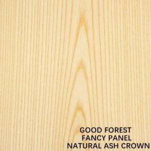 Faced Natural Ash Crown Wood Veneer E0/E1 Fancy Plywood / Mdf / Chipboard Customized Length China Factory